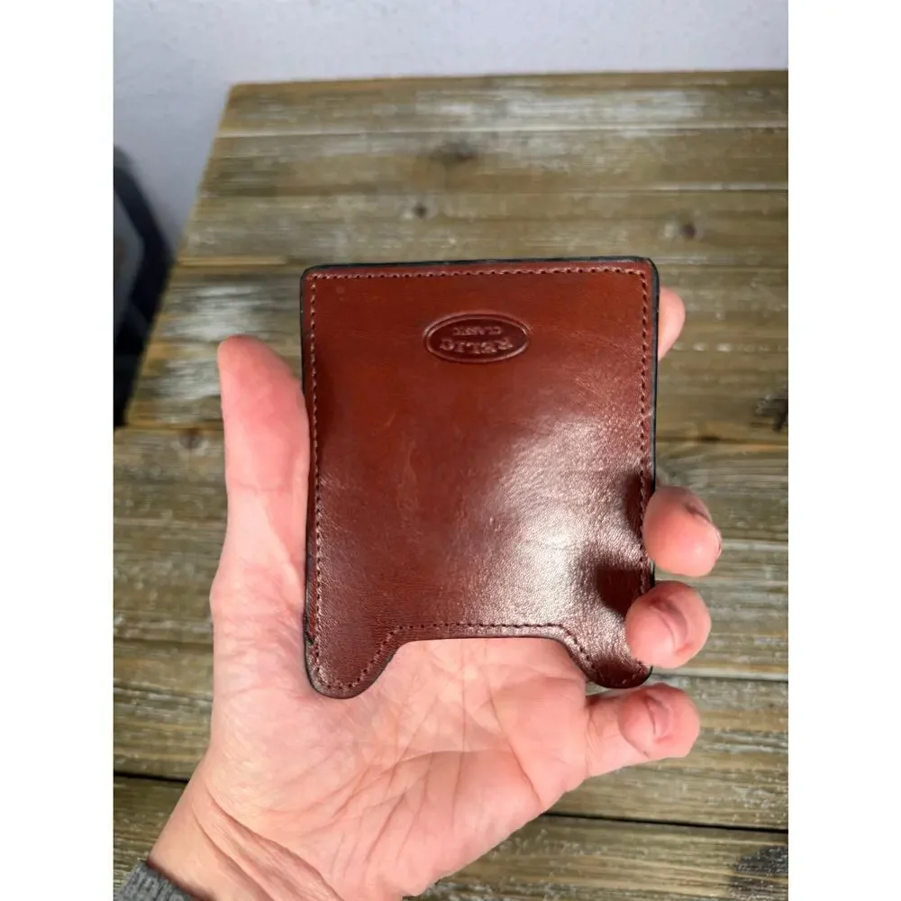 Relic Golf Classic‎ Leather Money Clip Wallet Vintage Aesthetic Old Money Brown - Picture 3 of 5